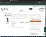 L.L. Bean Global coupon verification screenshot