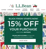 L.L. Bean Global coupon verification screenshot