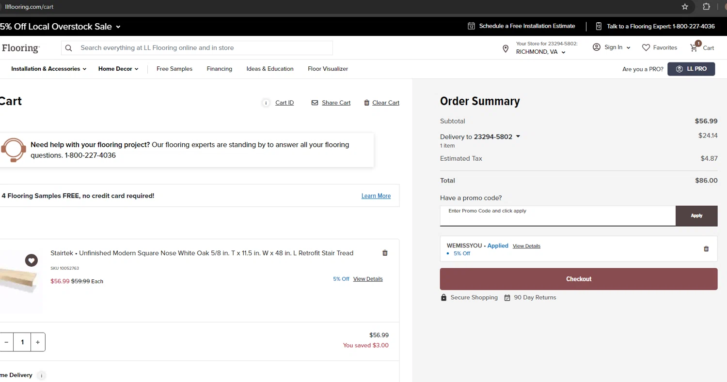 LL Flooring Promo Codes 5 Off May 2024