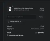 GOTHAMISTA40 coupon verification screenshot