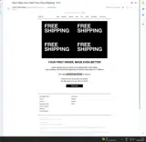 LN-FR33-SH1PP1NG coupon verification screenshot