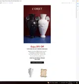 L'Objet coupon verification screenshot