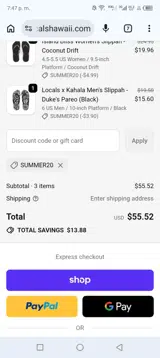 Locals USA coupon verification screenshot