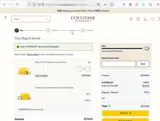 L'Occitane coupon verification screenshot