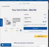 Locker Room Direct coupon verification screenshot
