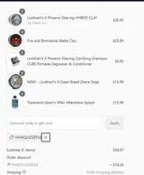 HAIRQUIZSEP24 coupon verification screenshot