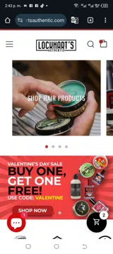 VALENTINE coupon verification screenshot