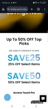 Save50 coupon verification screenshot
