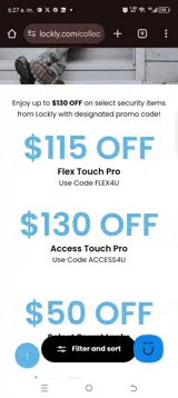 Access4u coupon verification screenshot