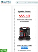 KM10075 coupon verification screenshot