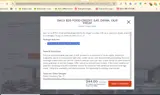 TASTY coupon verification screenshot