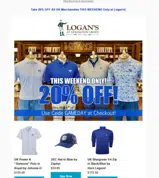Logan's of Lexington coupon verification screenshot