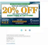 Logan's of Lexington coupon verification screenshot