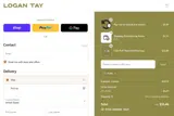 LOGAN TAY coupon verification screenshot