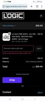 PAYPAL coupon verification screenshot