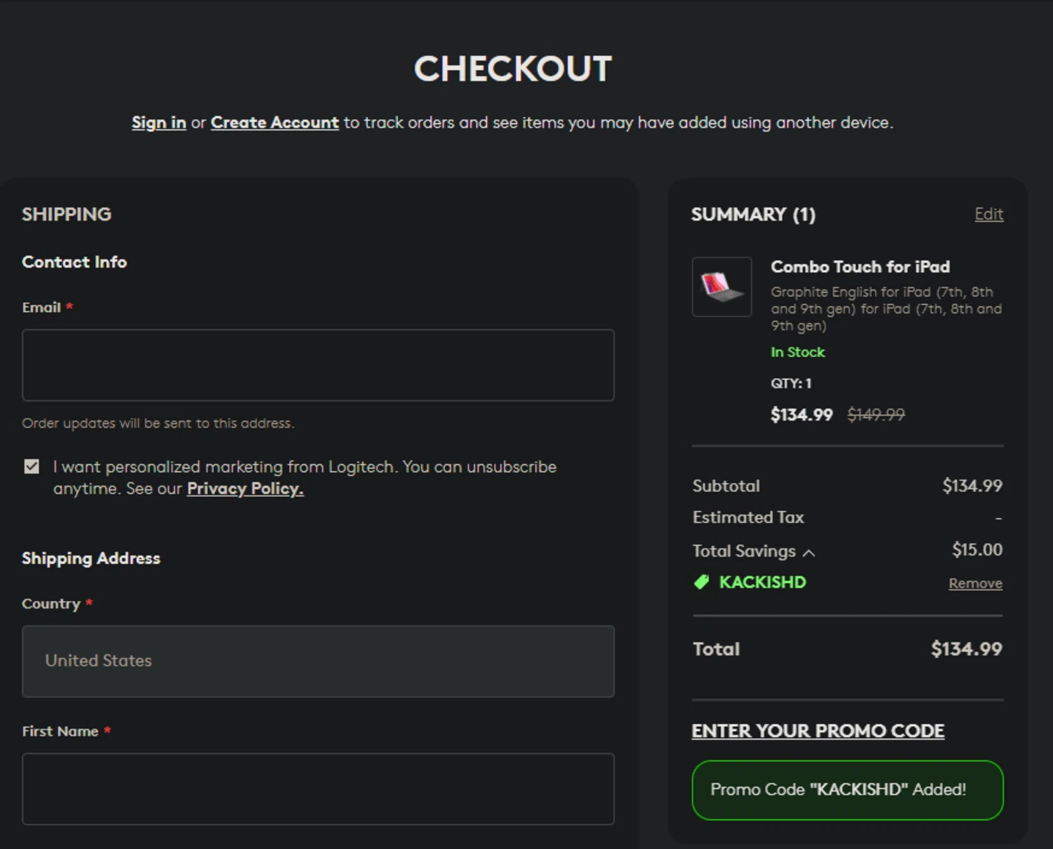 how to use Logitech coupons
