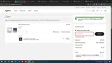 Logitech coupon verification screenshot