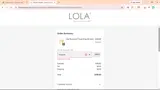 LOLA & Company coupon verification screenshot