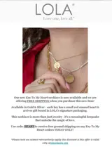 LOLA & Company coupon verification screenshot