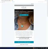 LOLA & Company coupon verification screenshot