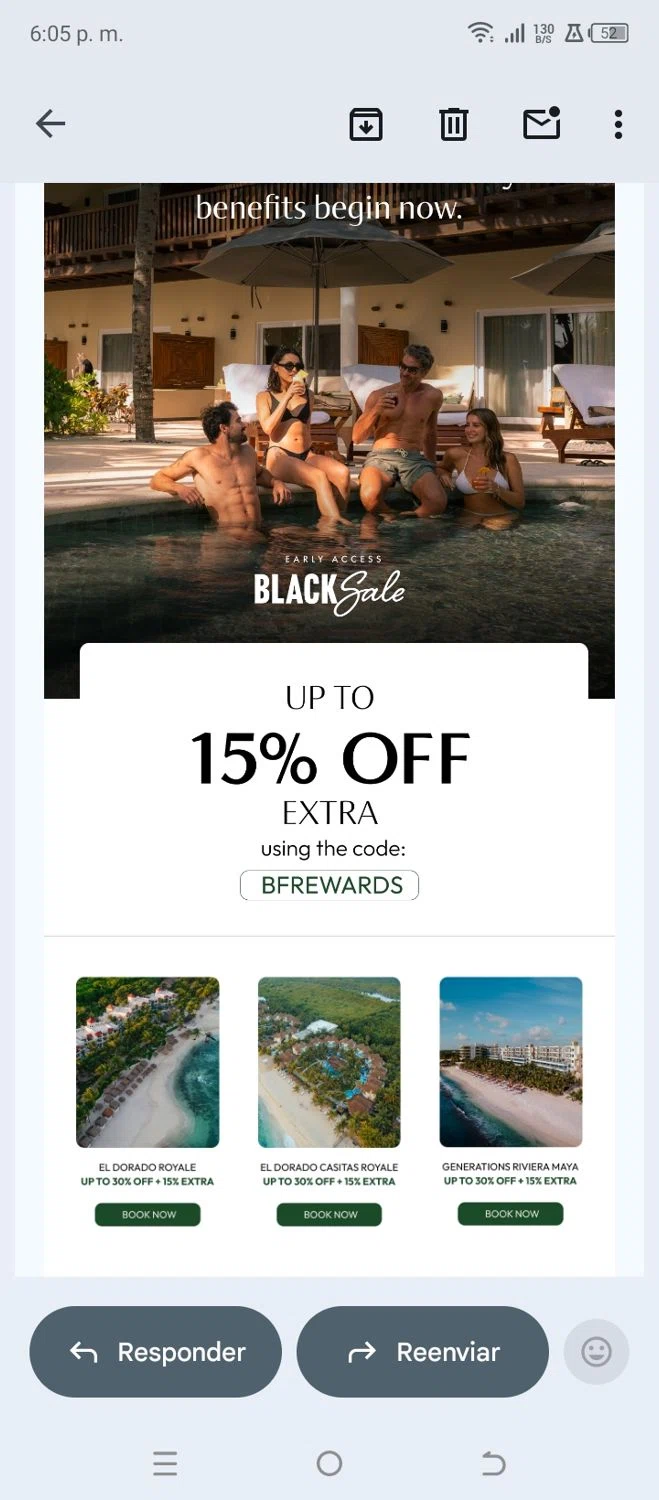 Lomas Hospitality promo code screenshot showing code BFREWARDS applied at Lomas Hospitality checkout page. Uploaded by SimplyCodes community member crischidy25 on Nov 18, 2025