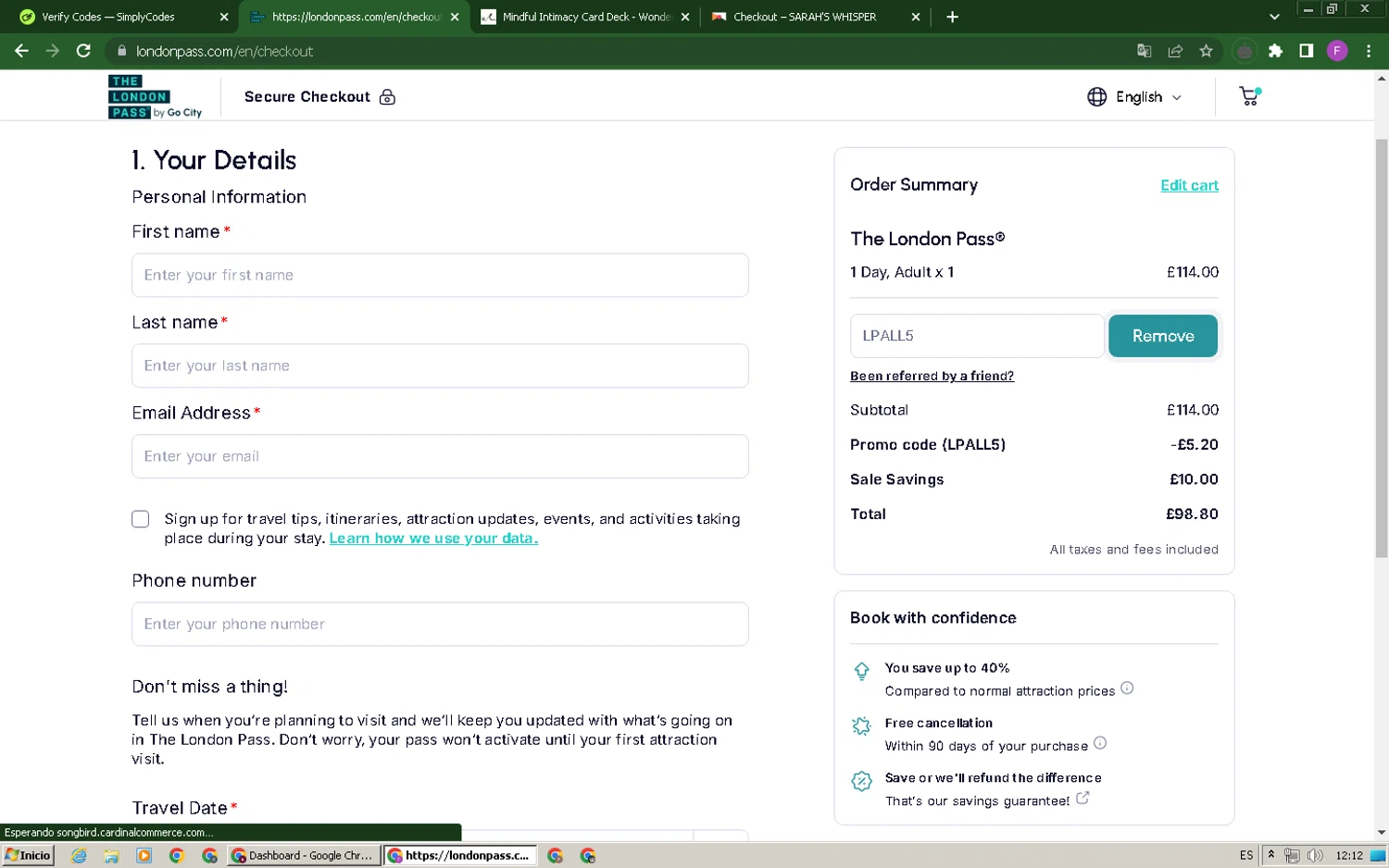 how to use London Pass coupons