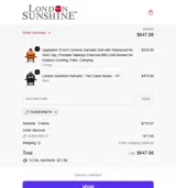Sunshine10 coupon verification screenshot