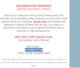 HYDRATE20 coupon verification screenshot