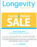 CHAGA20 coupon verification screenshot