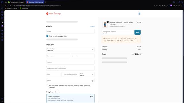 Longitude checkout page showing Longitude discount code box | Screenshot taken by SimplyCodes community member on Sep 19, 2025
