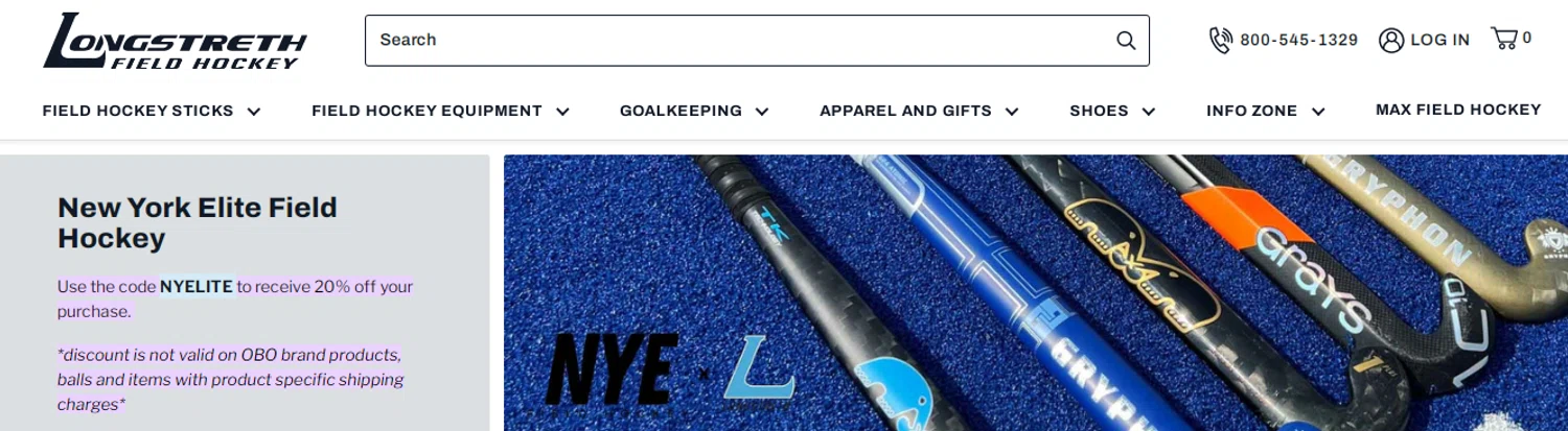 Longstreth.com coupon code screenshot showing code NYELlTE applied at Longstreth.com checkout page. Uploaded by SimplyCodes community member RonaldAcunaJr on Jan 18, 2026