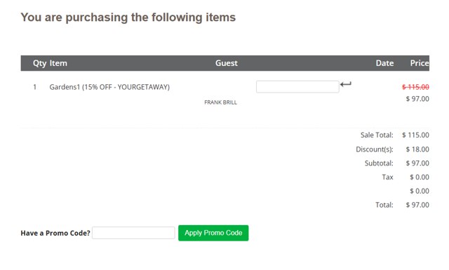 Longwood Gardens checkout page showing Longwood Gardens promo code box | Screenshot taken by SimplyCodes community member on Aug 6, 2025