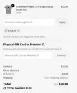 Chattanooga Lookouts coupon verification screenshot