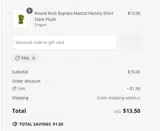 Chattanooga Lookouts coupon verification screenshot