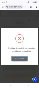 LUF10 coupon verification screenshot