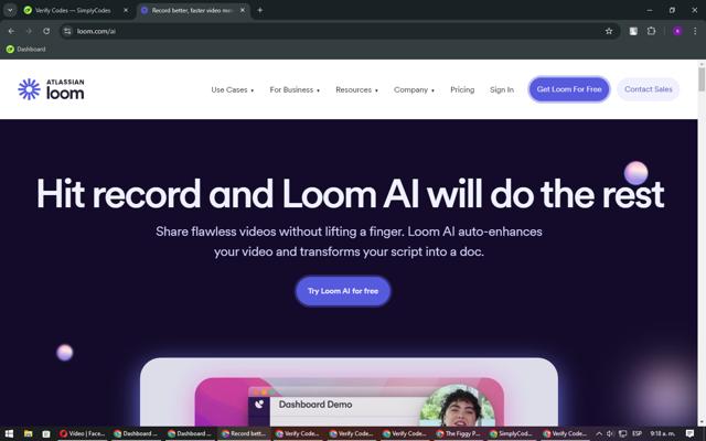 Loom checkout page showing Loom promo code box | Screenshot taken by SimplyCodes community member on Sep 24, 2024