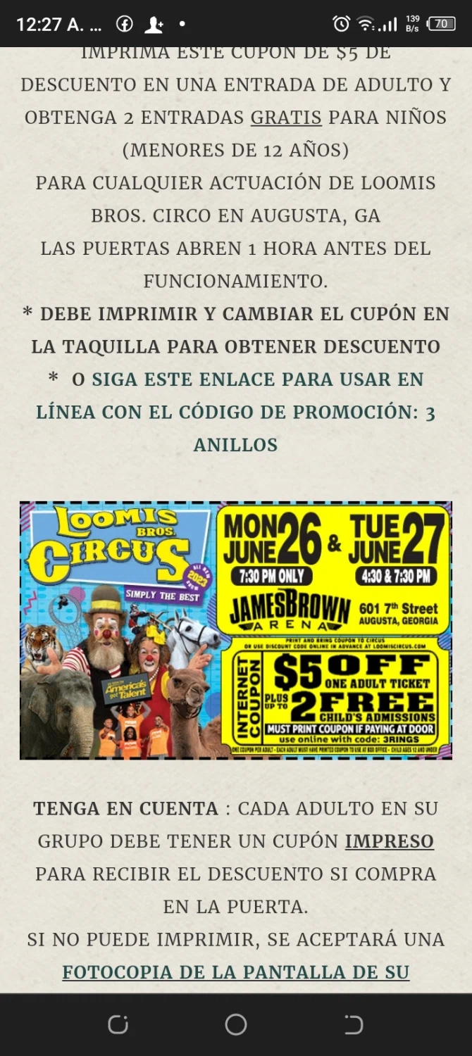 Loomis Bros. Circus checkout page showing Loomis Bros. Circus promo code box | Screenshot taken by SimplyCodes community member on Jul 4, 2023
