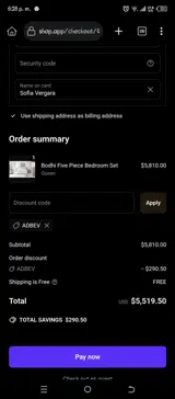 LOOMLAN coupon verification screenshot