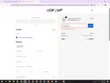 COMENBACK15 coupon verification screenshot
