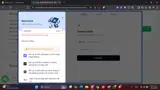 welcome coupon verification screenshot