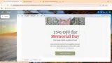 MEMORIAL15 coupon verification screenshot