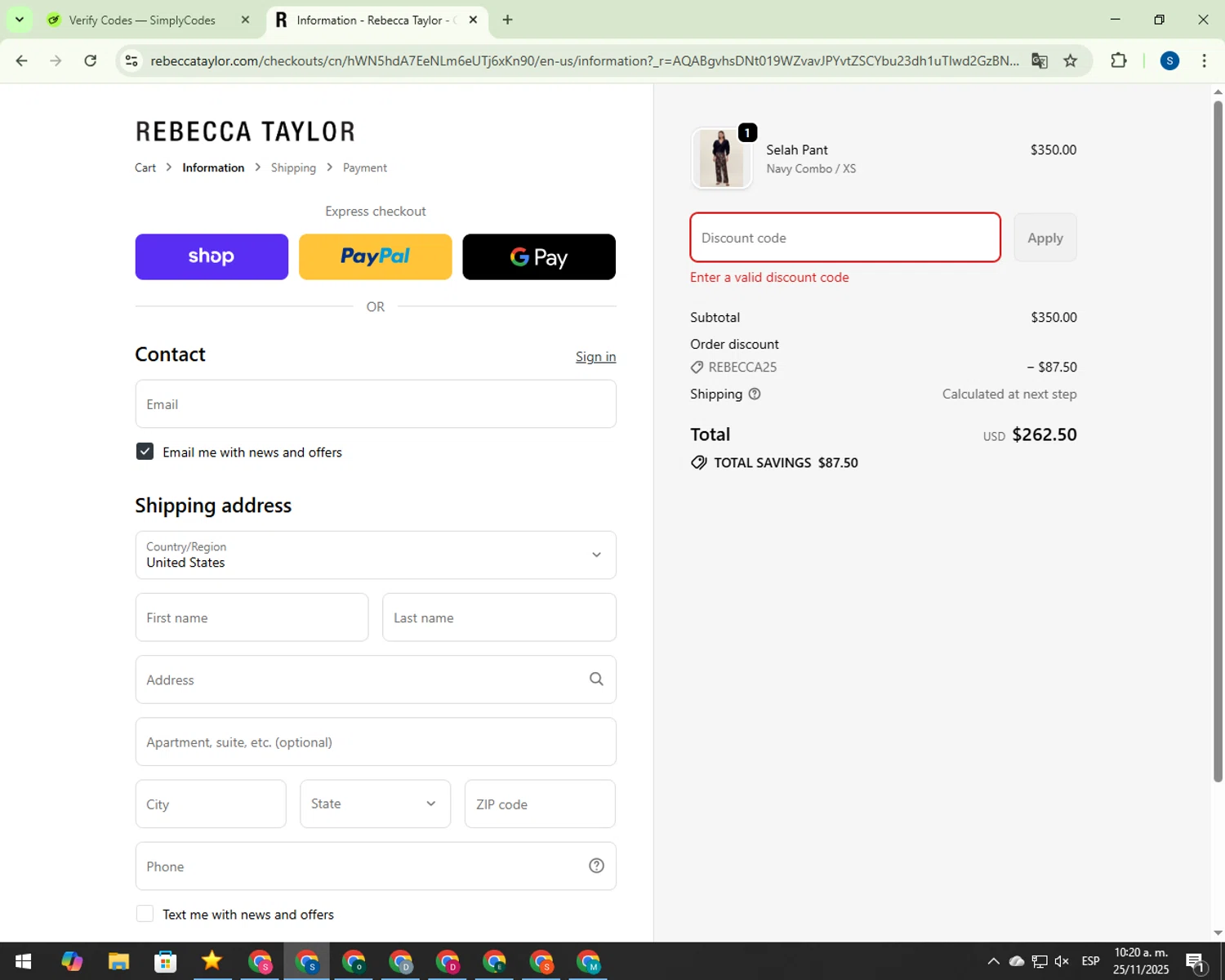 Loopcloud promo code screenshot showing code 1monthfor1dollar applied at Loopcloud checkout page. Uploaded by SimplyCodes community member 00000056 on Nov 25, 2025