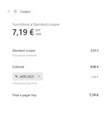 LoopCV coupon verification screenshot
