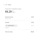 LoopCV coupon verification screenshot