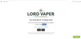 Lord Vaper Pens coupon verification screenshot