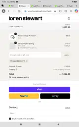 Loren Stewart coupon verification screenshot