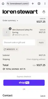 Loren Stewart coupon verification screenshot