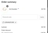 LORIANZE160$ coupon verification screenshot