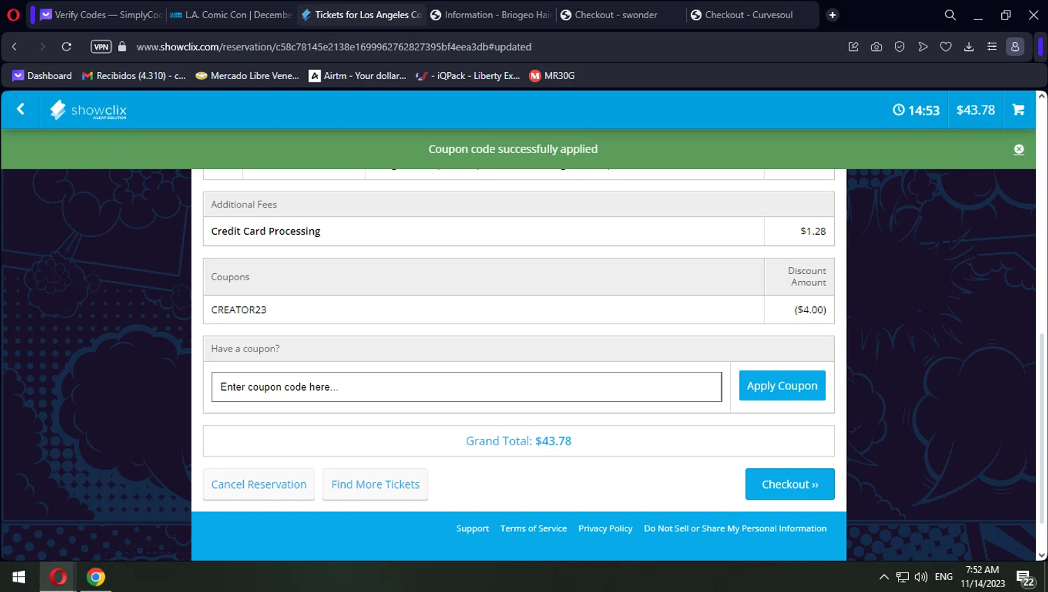 how to use La Comic Con coupons