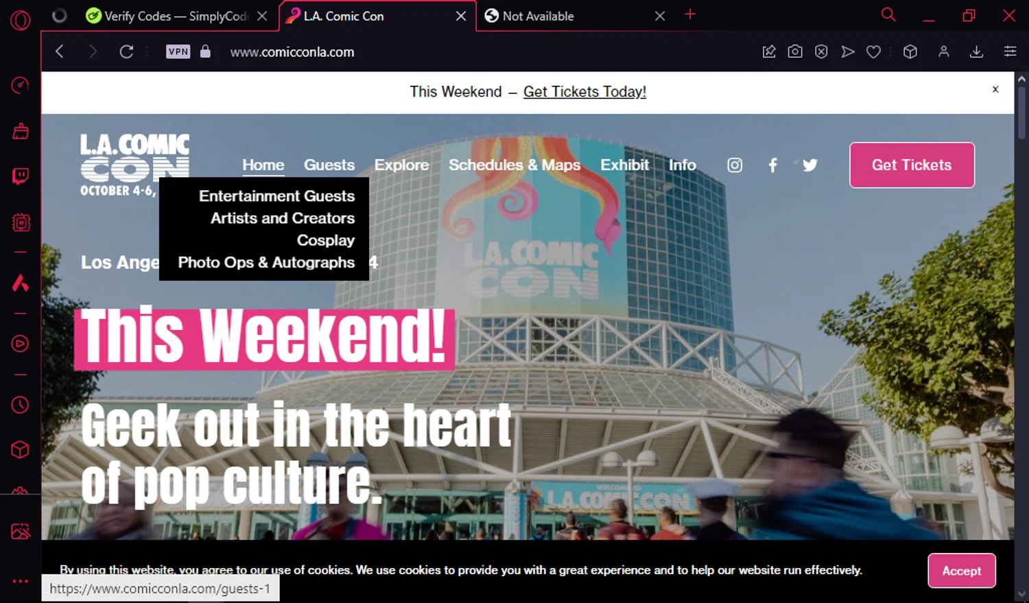 Los Angeles Comic Con checkout page showing Los Angeles Comic Con promo code box | Screenshot taken by SimplyCodes community member on Oct 4, 2024